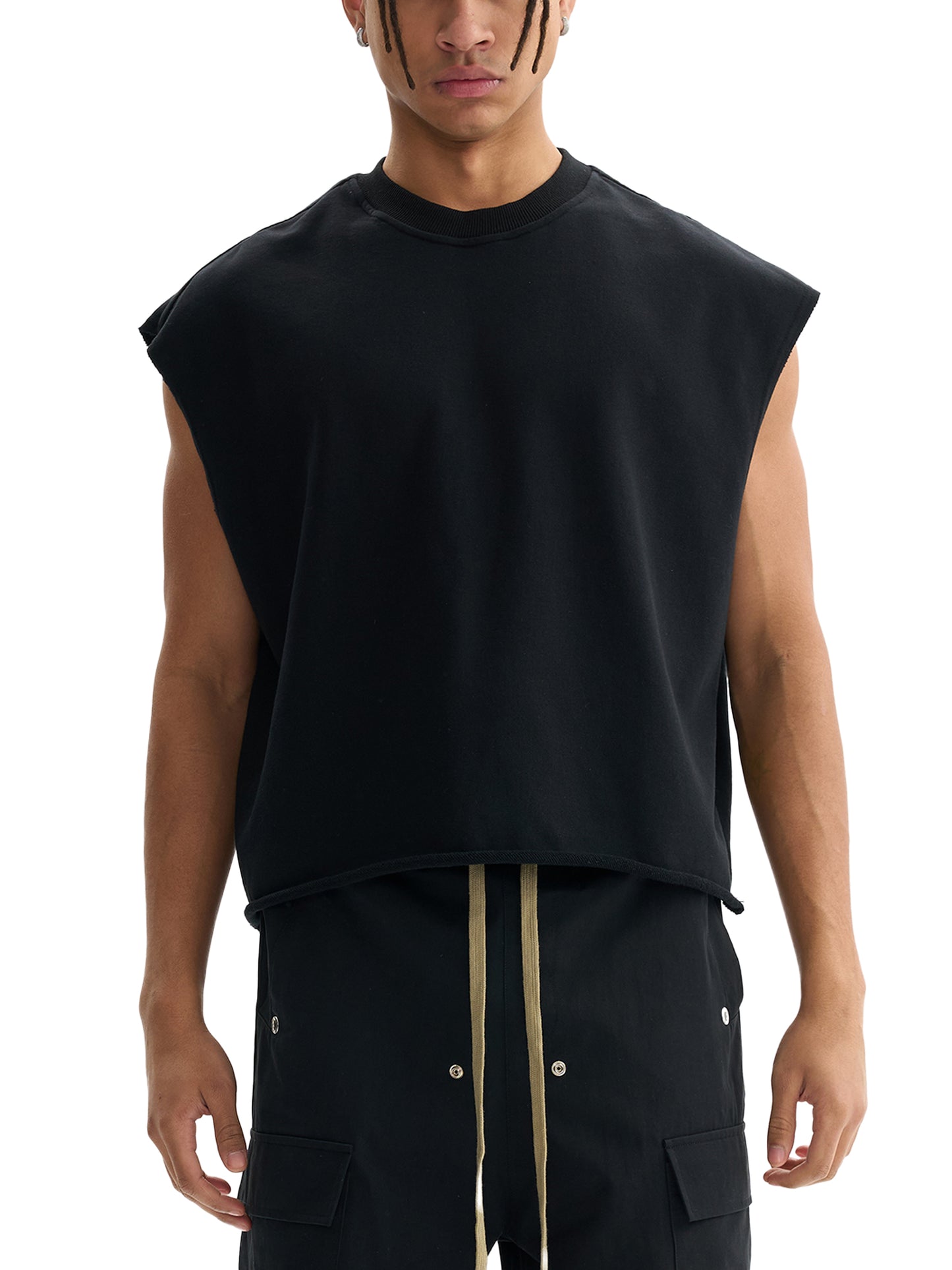 Sleeveless Men's Cross Tee