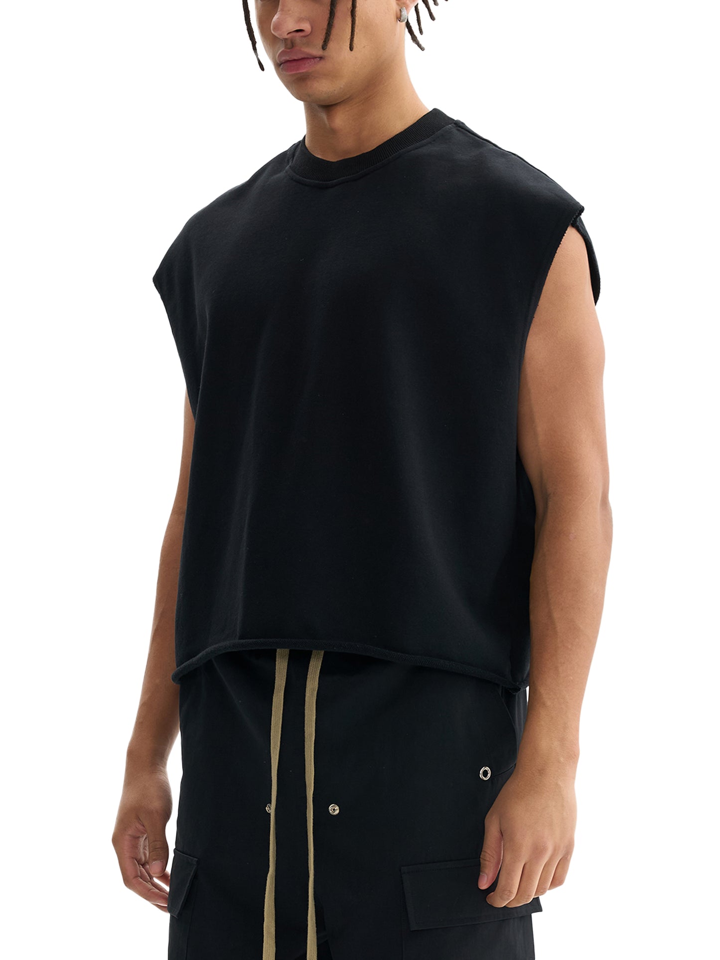 Sleeveless Men's Cross Tee