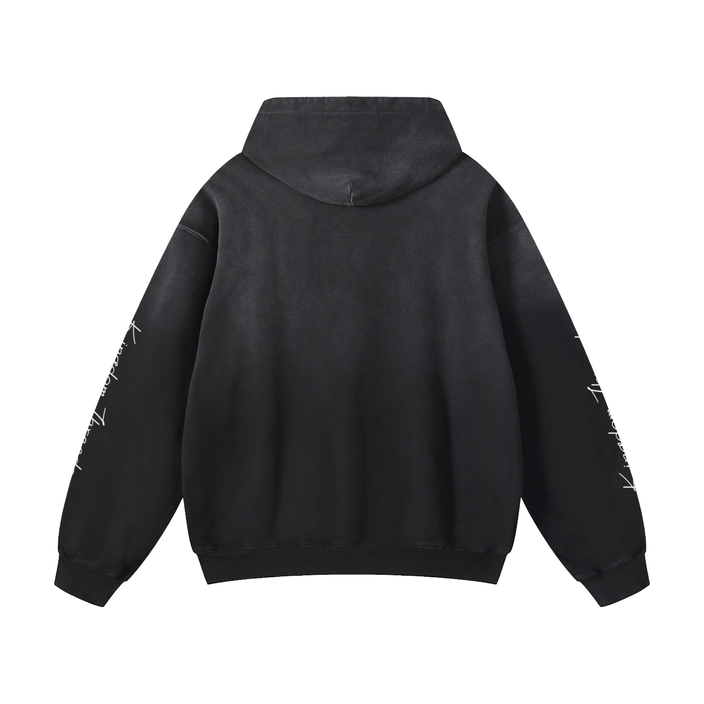 Kingdom Threads Hoodie with logo and sleeve text