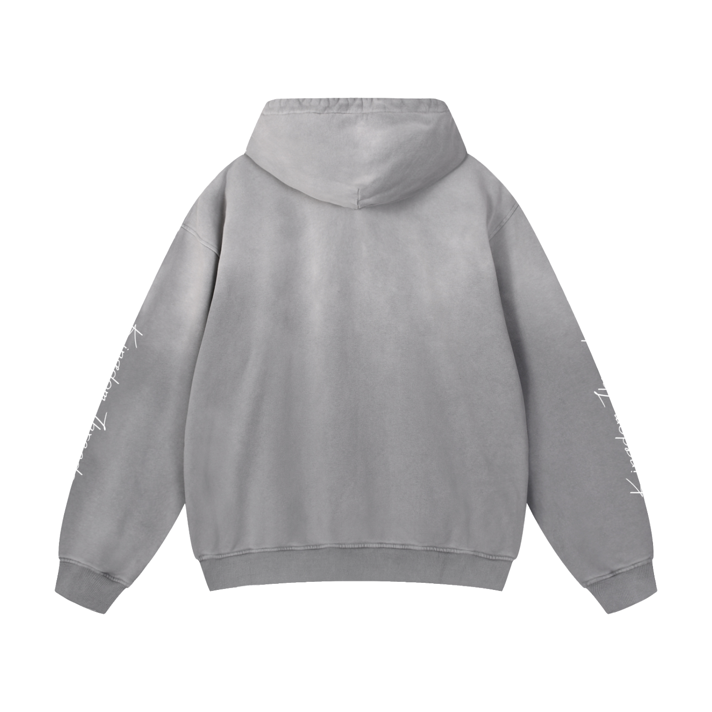 Kingdom Threads Hoodie with logo and sleeve text