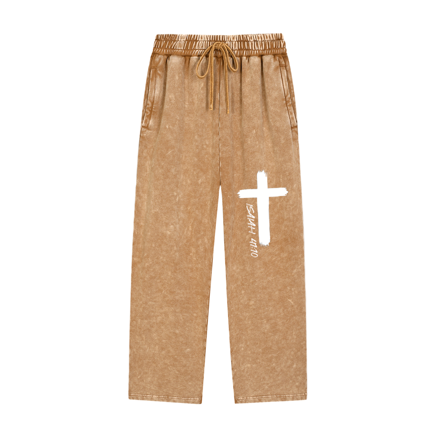 Snow Wash Heavyweight Sweatpants Isaiah 41:10