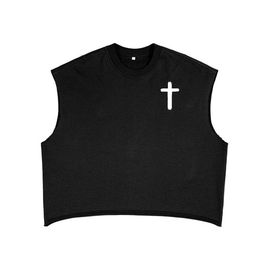 Sleeveless Men's Cross Tee